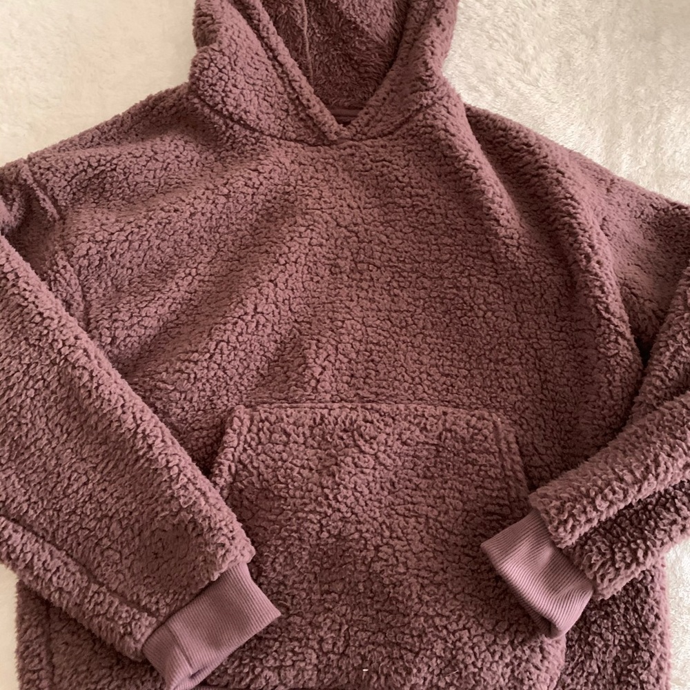 NWT Maroon fleece hoodie